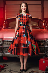 Robe Pin-Up Motif de Noël – Marla