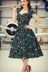 Robe Pin-Up Tropicale – Susannah