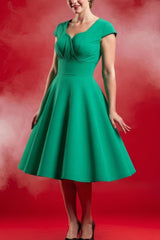 Robe Pin-Up Verte – Philomena