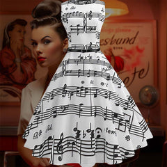 Robe Pin-Up Partition de Musique – Seraphine