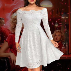 Robe Pin-Up de Mariée Blancheur Immaculée – Winona