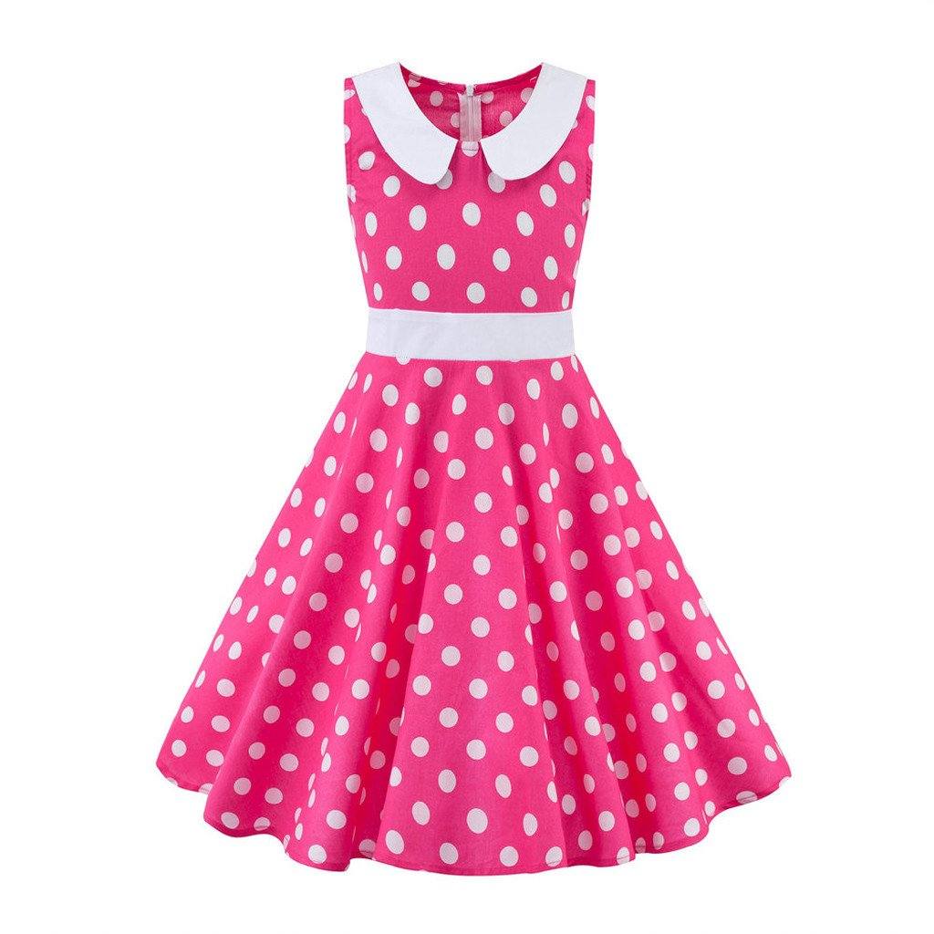 Robe Vintage Année Robe Annee 50 Pour Petite Fille Robe A Pois
