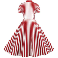 Robe Rayée Rétro