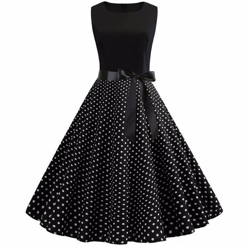 Robe Noire Vintage Pas Cher