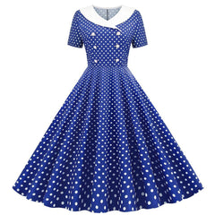 Robe Pin Up Col Croisé