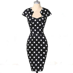 Robe Fourreau Retro