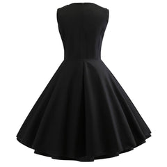 Robe Rockabilly Flamant Rose