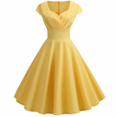 Robe Pin Up Jaune