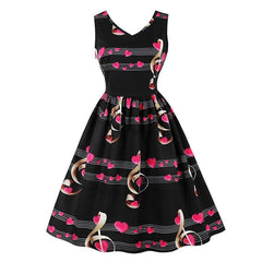 Robe Pin Up Note De Musique