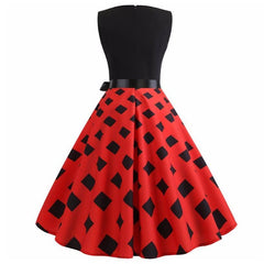Robe Vintage à Carreaux