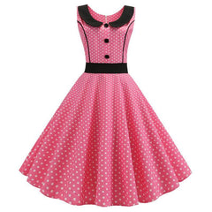 Robe Année 50 Rose