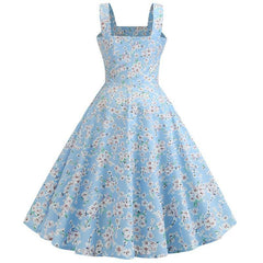 Robe Pin Up Bleu Clair