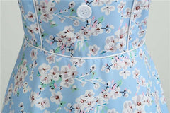 Robe Vintage Bleu Ciel