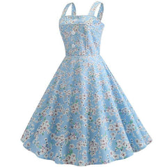 Robe Pin Up Bleu Ciel