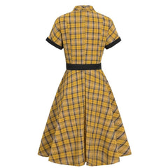 Robe Jaune Vintage