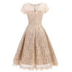 Robe Dentelle Retro
