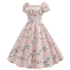 Robe De Cérémonie Vintage Fleurie