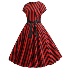 Robe Rockabilly Rouge Et Noir