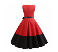 Robe 1950 Rouge & Noire