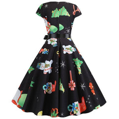 Robe Année 50 Noel