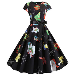 Robe Vintage Noël Femme