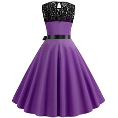 Robe Rétro Violette