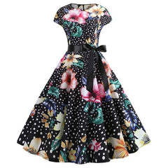 Robe à Pois Rockabilly