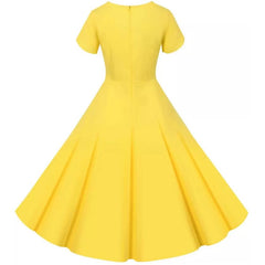 Robe Pin-Up Boutons Asymétriques – Tallulah