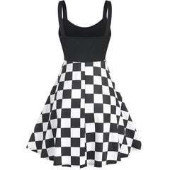 Robe Pin-Up Boutons à Damier – Hattie