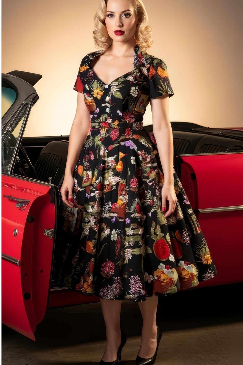 Robe Pin-Up Amor Calor – Kitty