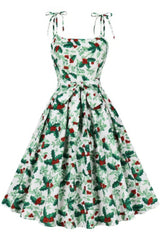 Robe Pin-Up Houx de Noel