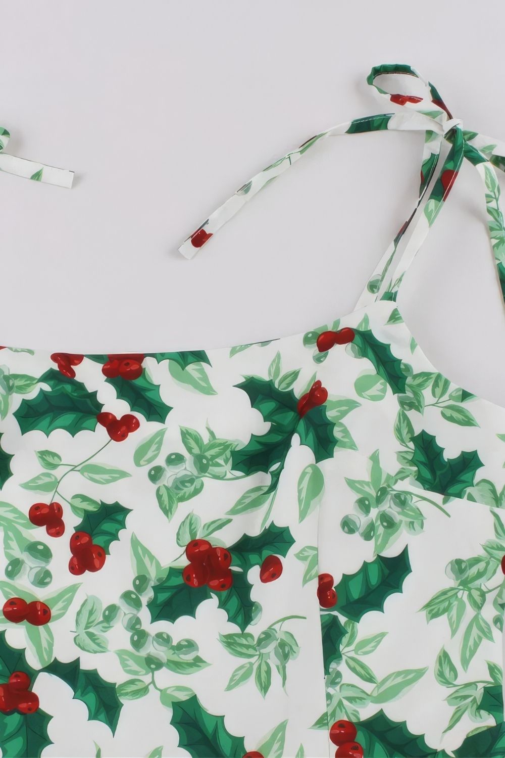 Robe Pin-Up Houx de Noel - Holly