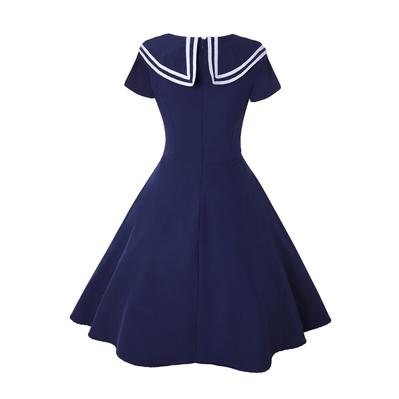 Robe Rétro Marin