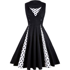 Robe De Soiree Vintage Rockabilly Style Retro Années 50