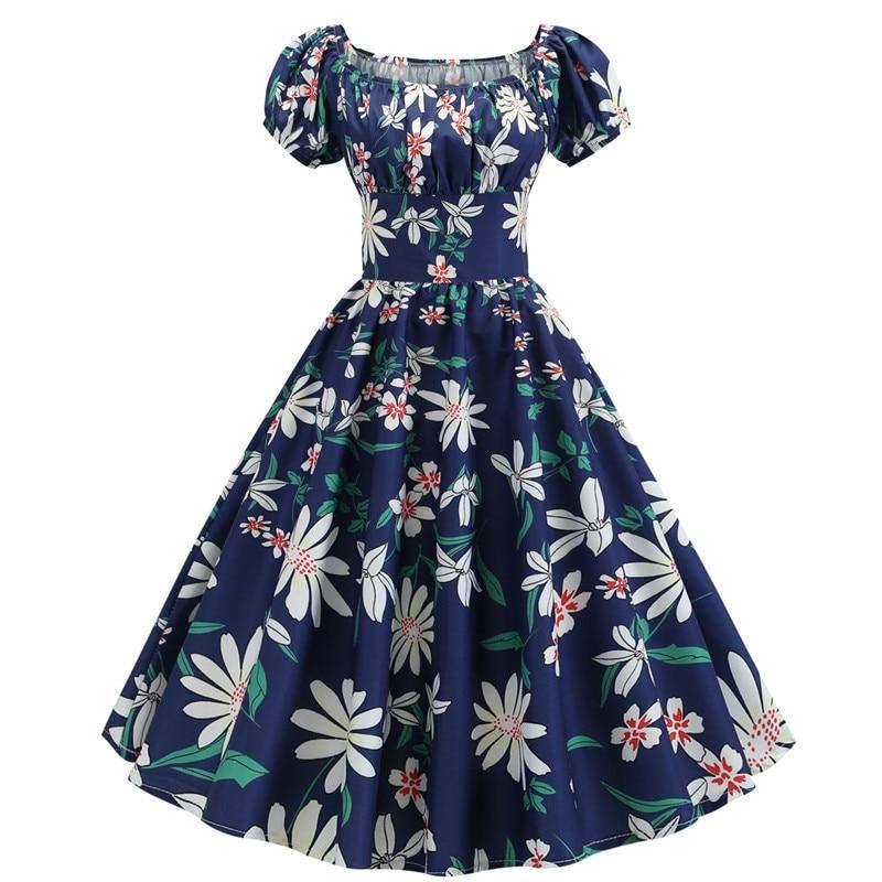 Robe Fleurie Vintage