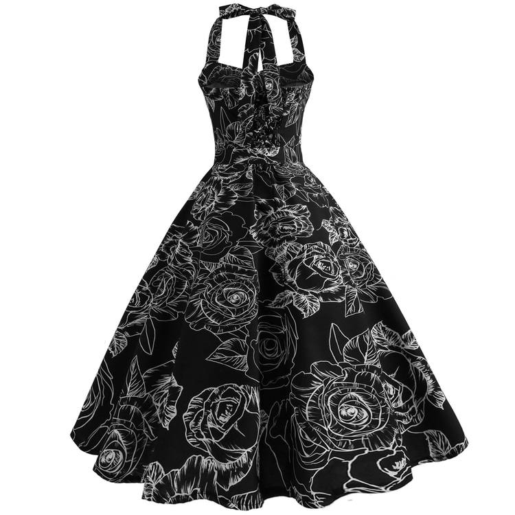 Robe Pin Up Gothique