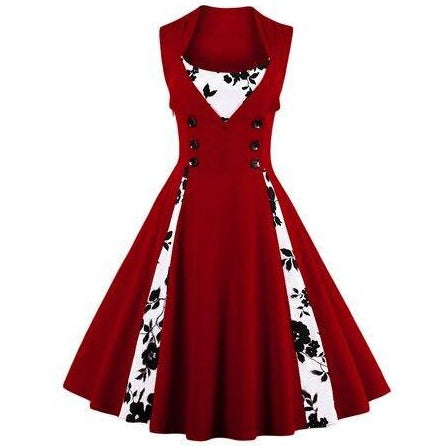 Robe Pin Up Grande Taille Rouge
