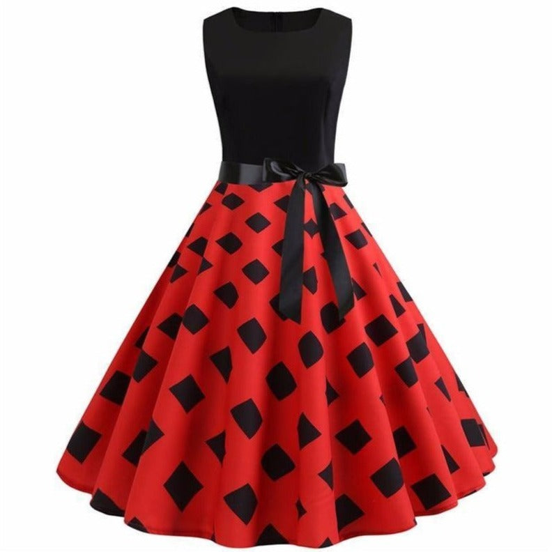 Robe Pin Up Pas Cher Rouge
