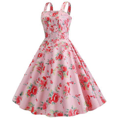 Robe Pin Up Rose Poudré