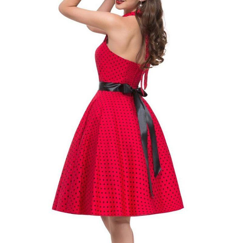 Robe Année 60 Rouge