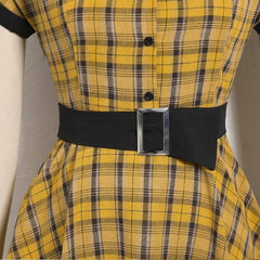 Robe Année 50 Jaune