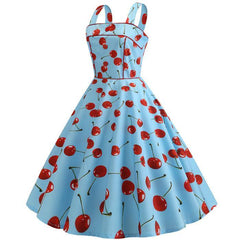 Robe Rétro Cerise
