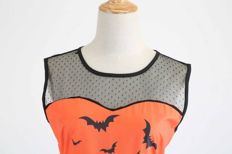 Robe Vintage Halloween Femme
