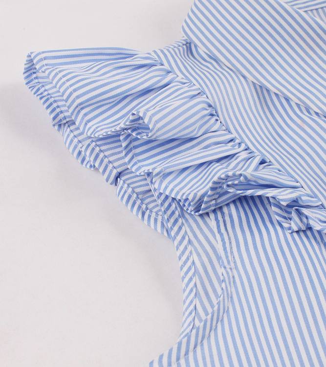 Robe Rétro à Rayures