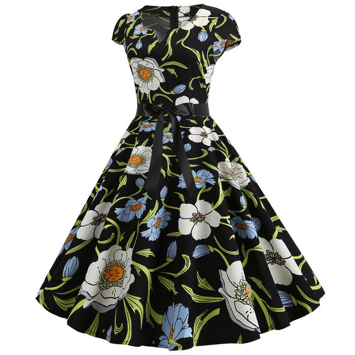 Robe Retro Chic Pas Cher