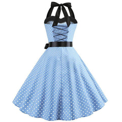 Robe À Pois Vintage
