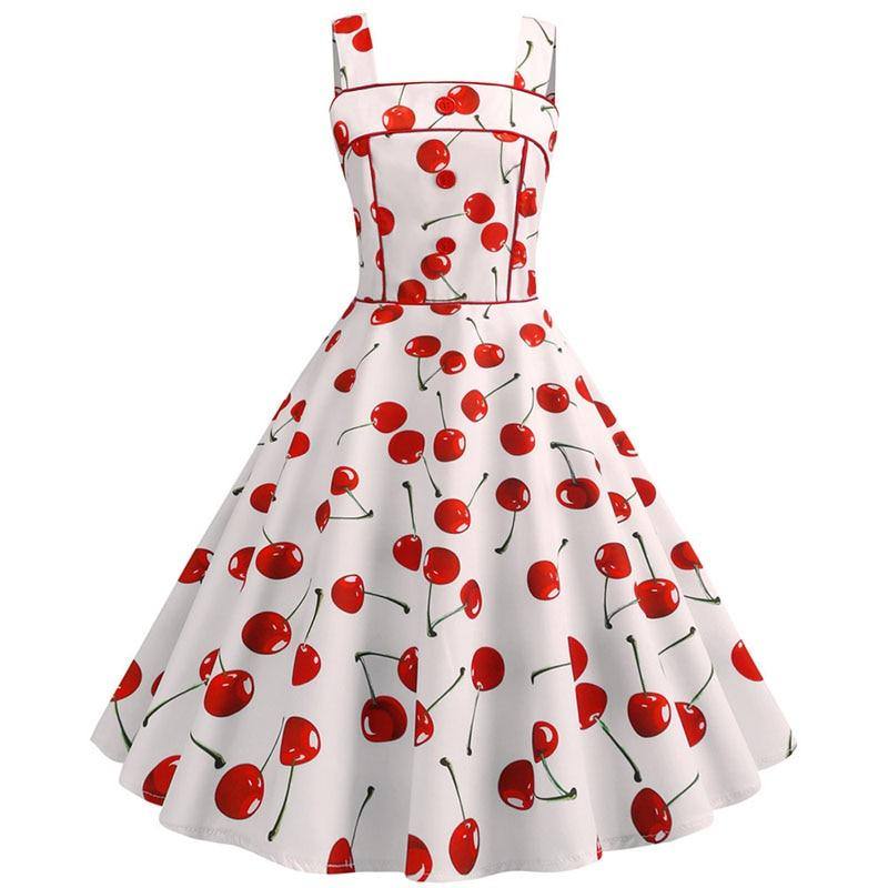 Robe Vintage Avec Des Cerises