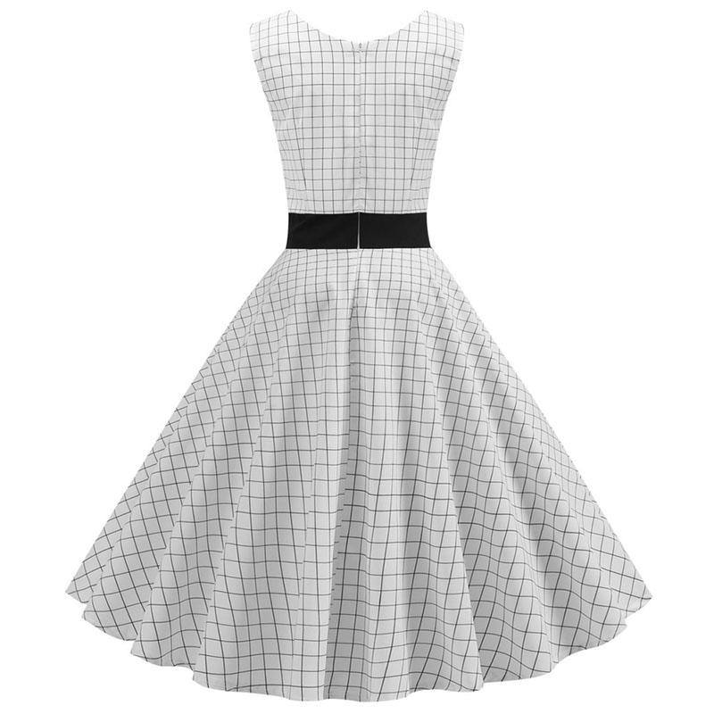 Robe Vintage à Carreaux