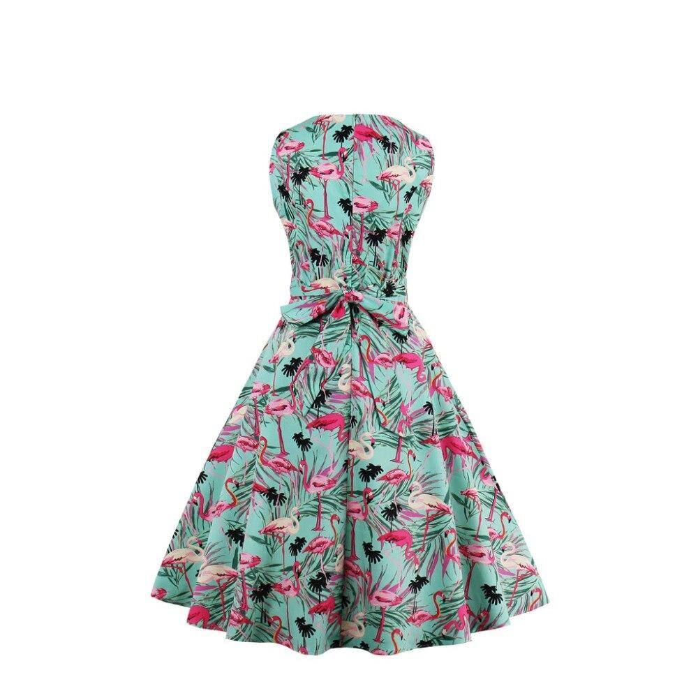 Robe Pin Up Flamant Rose