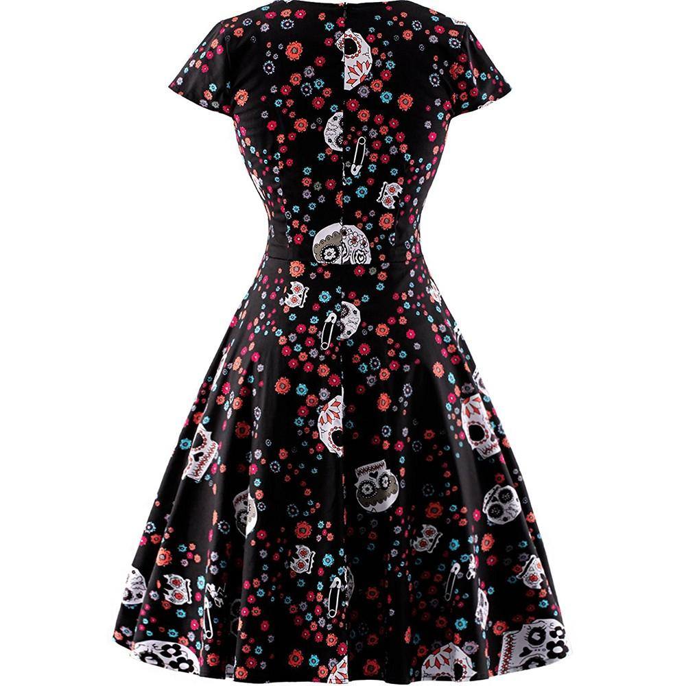 Robe Tête de Mort Rétro